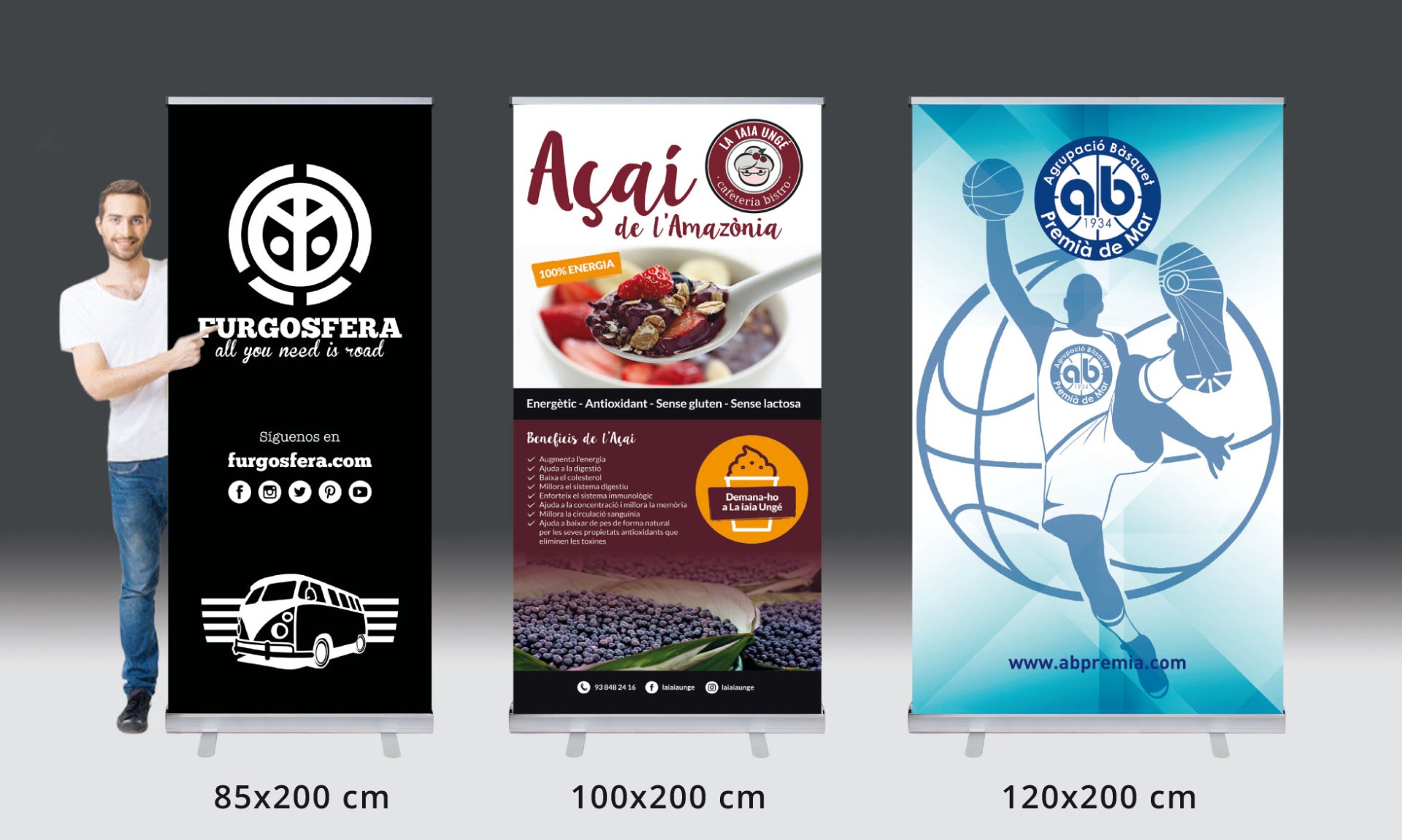 BANNER PUBLICITARIO MEDIDA 90X190 FULL COLOR $....